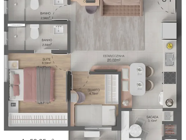 Imagem 12: APARTAMENTO RESIDENCIAL em Joinville - SC, Anita Garibaldi