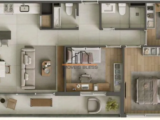 Imagem 3: Apartamento localizado no bairro Marechal Rondon/Canoas