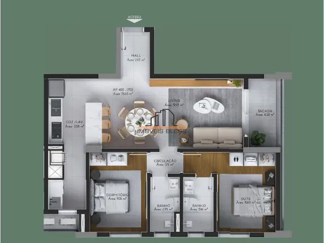 Imagem 5: Apartamento localizado no Centro/Esteio