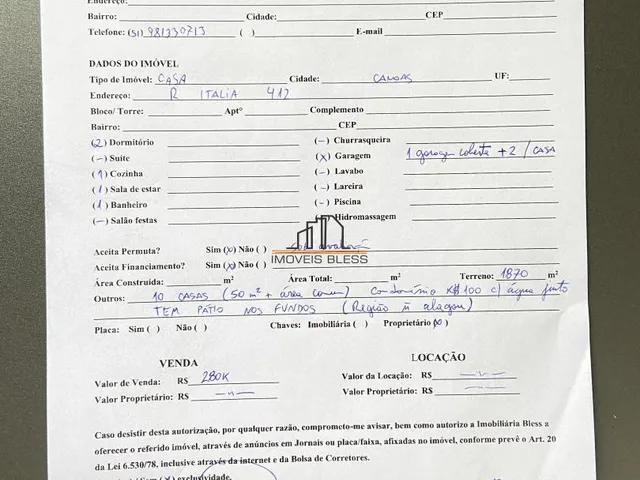 Imagem 14: Casa localizada no bairro Niterói/Canoas