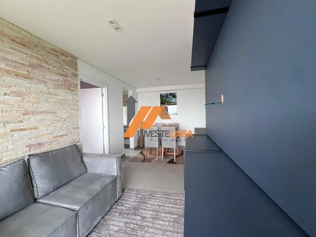 Imagem: O apartamento possui 1 Dormitório, 1 Suíte, 2 Banheiros,