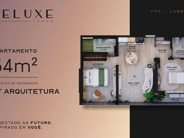 Imagem 2: Deluxe LM Tower, Leal Moreira, conceito de small luxury