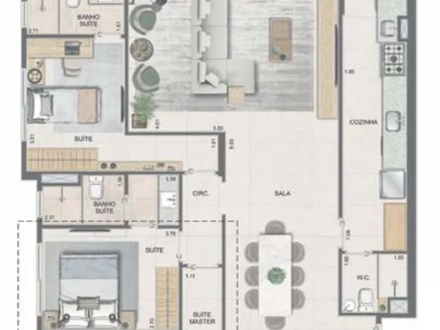 Imagem 3: Apartamento à venda no bairro Tijuca - Rio de Janeiro/RJ
