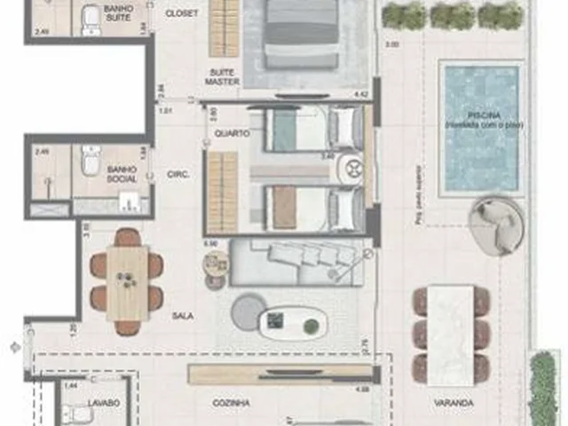 Imagem 6: Apartamento à venda no bairro Tijuca - Rio de Janeiro/RJ