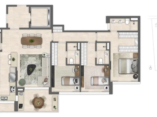 Imagem 2: Atlântico Golf Casa com 4 dormitórios