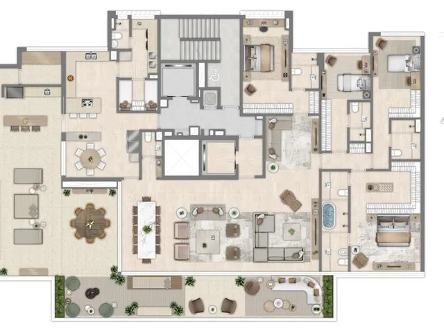 Imagem 5: Atlântico Golf Casa com 4 dormitórios