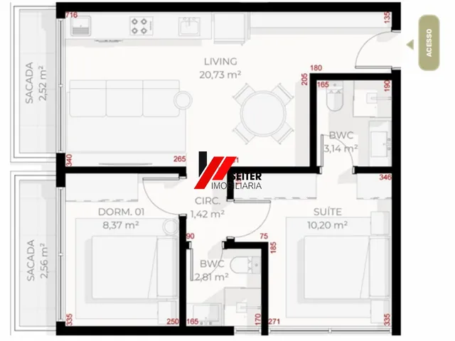 Imagem: Apartamento à Venda no Teahupoo Santa Mônica