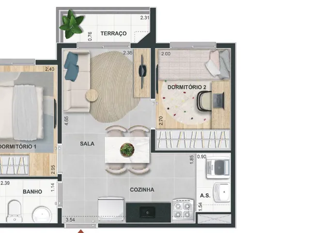 Imagem 4: Next Guarulhos Apartamento com 2 dormitórios