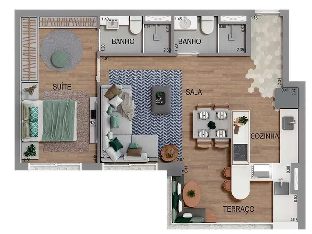 Imagem: Apartamento Residencial em Barueri - Sp