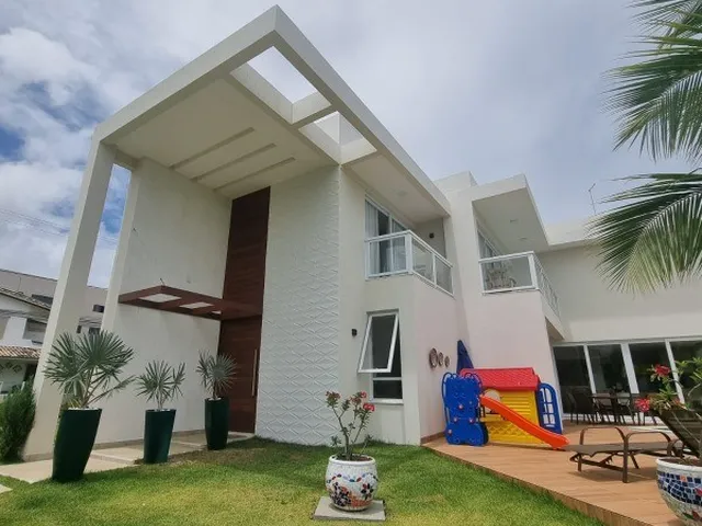 Imagem 3: Belíssima casa decorada a venda com cinco suítes e área gourmet em guarajuba