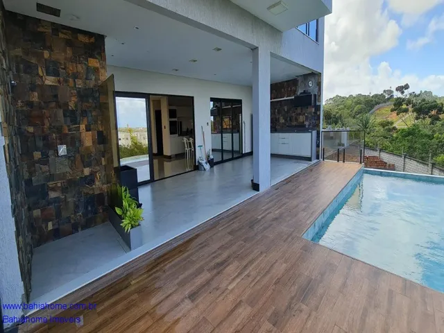 Imagem 9: Belissima casa para vender em Alphaville Litoral Norte com 4 suítes piscina varanda