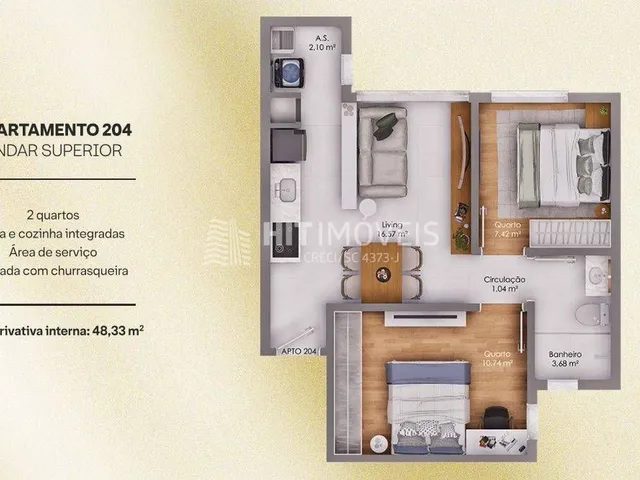 Imagem 8: APARTAMENTOS - CENTRO - AURORA - SC