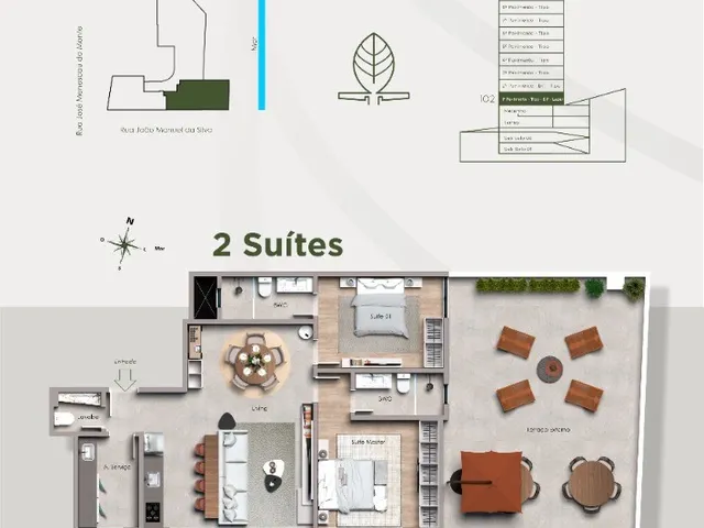 Imagem 7: JARDINS PALACE RESIDENCE - APARTAMENTO DIFERENCIADO - 02 SUÍTES - COM 148M² PRIVATIVOS