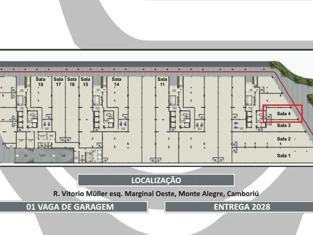 Imagem 6: CLASSIC HOME CLUB - SALA COMERCIAL TÉRREA - COM 62M² PRIVATIVOS