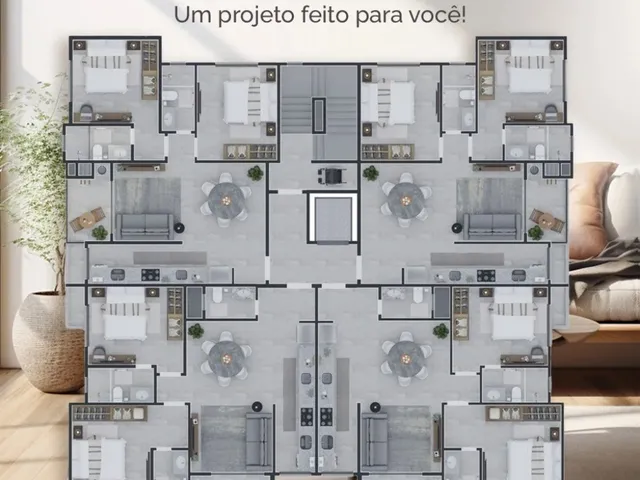 Imagem 7: AGATHA RESIDENCE - APARTAMENTO 02 SUÍTE E 02 VAGAS DE GARAGEM - NO BAIRRO VILA REAL