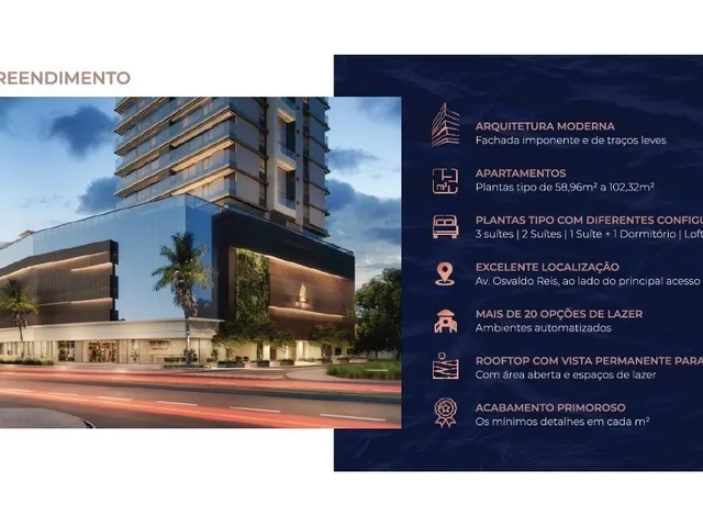 Imagem 3: SKY BRAVA RESIDENCE - APARTAMENTO 02 DORMITÓRIOS, SENDO 01 SUÍTE - ALTO PADRÃO - NA