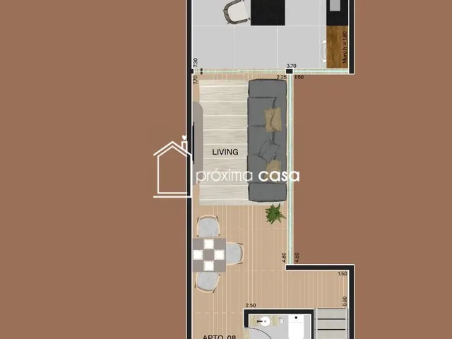 Imagem 2: Apartamento à venda no bairro Vila América - Santo André/SP