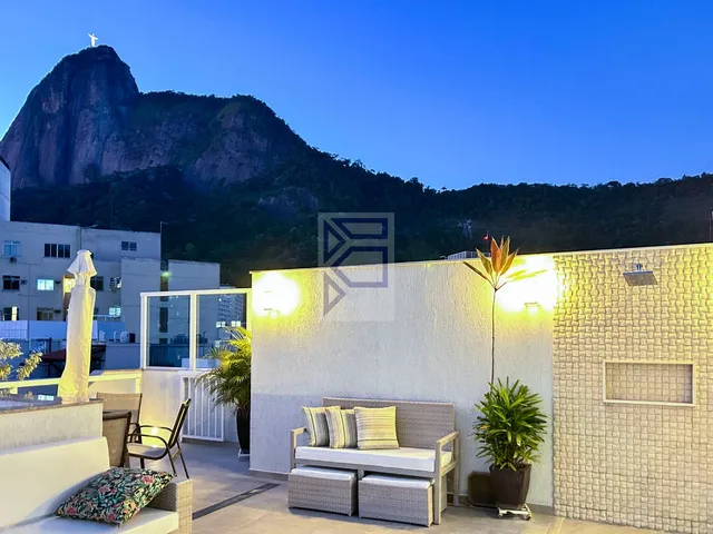 Imagem 3: Imponente cobertura de 4 quartos com vista para o Cristo no Humaitá, Rio de Janeiro-RJ