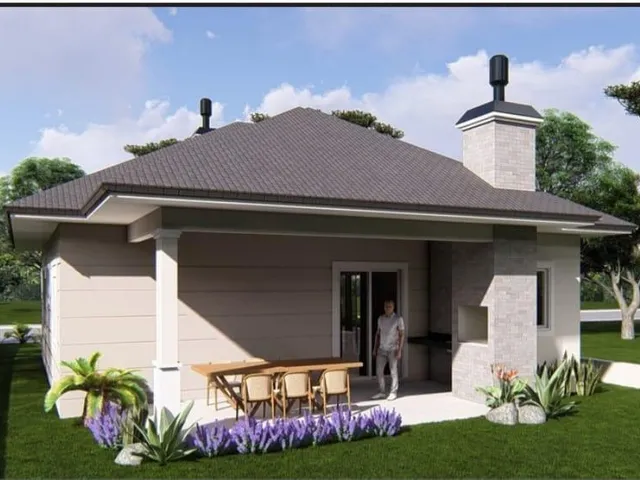 Imagem 4: Casa com três dormitórios, sendo uma suíte. Bairro Vila Germânia. Nova Petrópolis RS