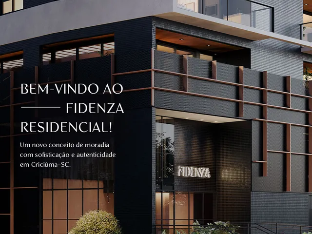 Imagem: FIDENZA RESIDENCIAL - EXCLUSIVIDADE E SOFISTICAÇÃO