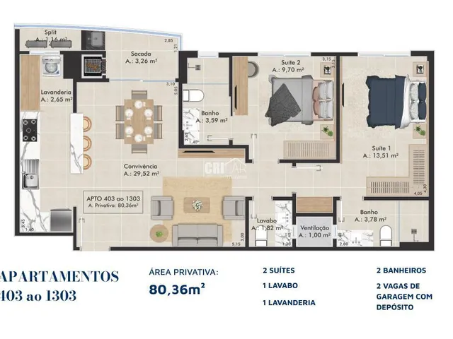 Imagem 12: Apartamento à Venda no Centro de Criciúma/SC