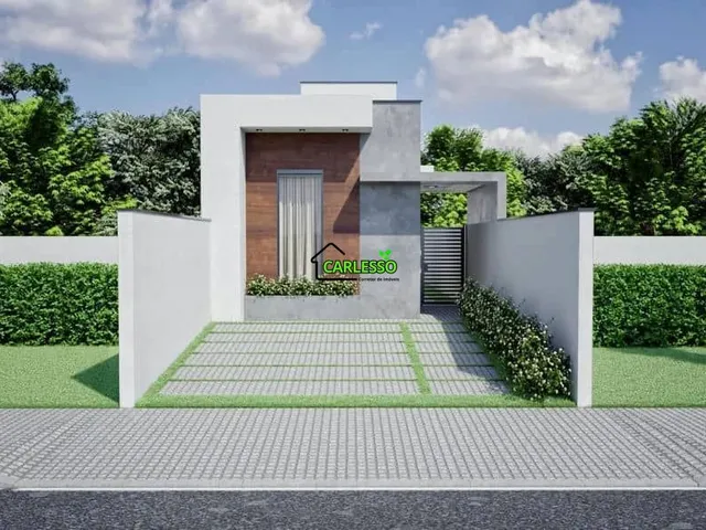 Imagem: Casa na planta de 2 dormitórios