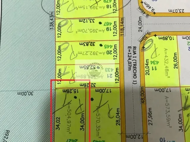 Imagem 8: Terreno comercial com 504,00 m² no Vila Nova, frente para a rua São Firmino, poucos