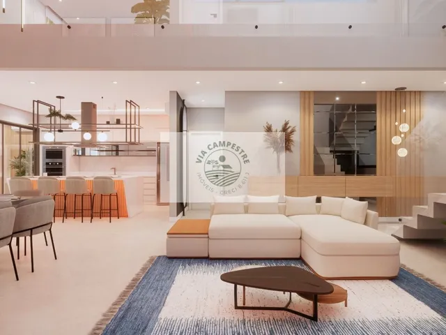 Imagem 3: Residencia alto padrão, em condominio fechado, 4 suites, em construção, com piscina