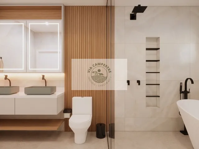 Imagem 4: Residencia alto padrão, em condominio fechado, 4 suites, em construção, com piscina
