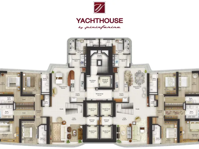 Imagem 3: Yachthouse Apartamento com 7 dormitórios