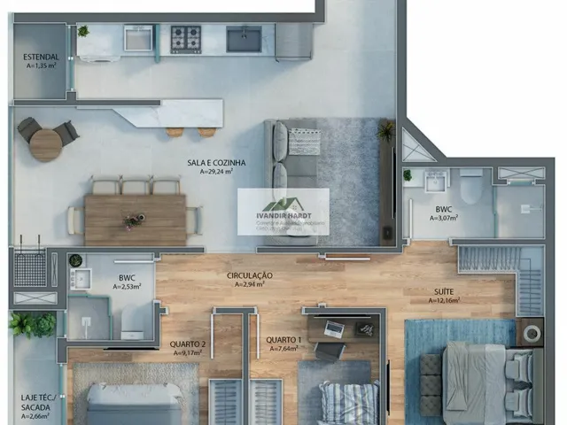 Imagem 4: Apartamento à venda em Joinville/SC