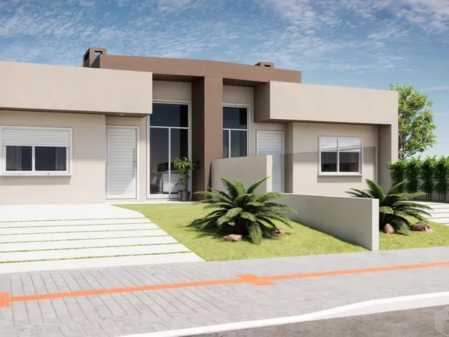 Imagem 1: Imóvel em fase de acabamento no bairro Centro em Imbé, com 2 suítes, lareira!