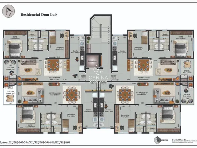 Imagem 4: Apartamento na planta de dois dormitórios, próximo ao Centro de Ivoti, Bairro Bom