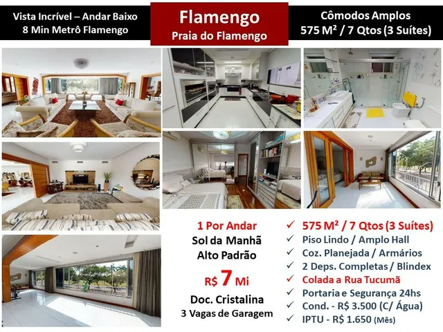 Imagem: Apto Flamengo Praia 575M²