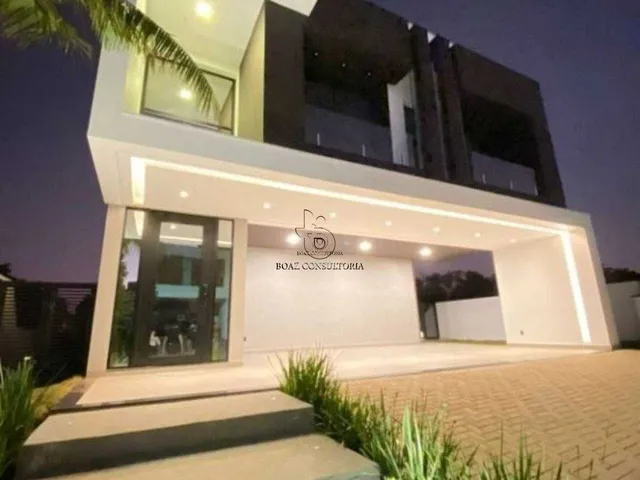 Imagem 2: Casa de 3 andares com elevador e vista para mata em Alphaville Nova Esplanada