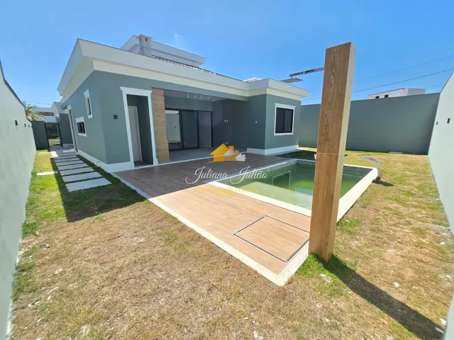 Imagem 2: CASA LINEAR EM ALTO PADRÃO COM 3 QUARTOS SENDO 2 SUÍTES E PISCINA A VENDA NO