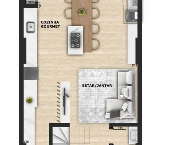 Imagem 14: Apartamento Duplex em Construção no Centro de Cascavel - Venda