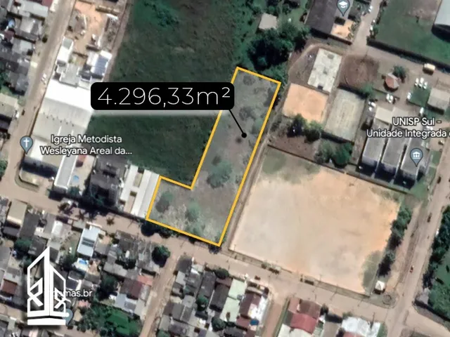 Imagem: Terreno com 4.296,33 metros quadrados