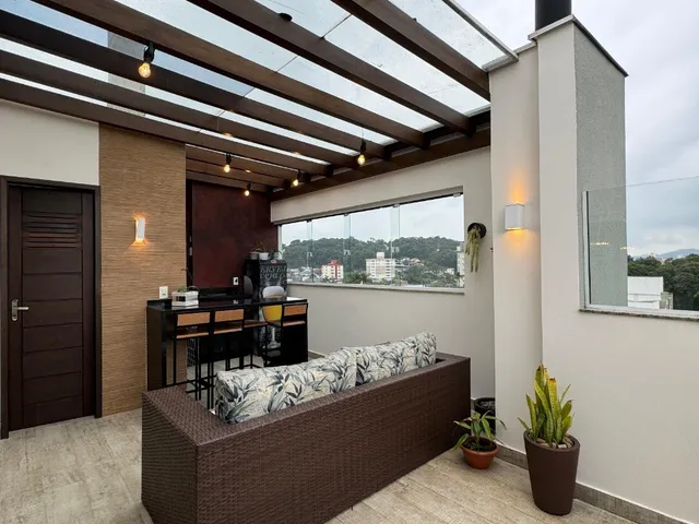 Imagem 4: Cobertura Duplex com 1 suíte + 2 dormitórios e 2 vagas de garagem no bairro Santo