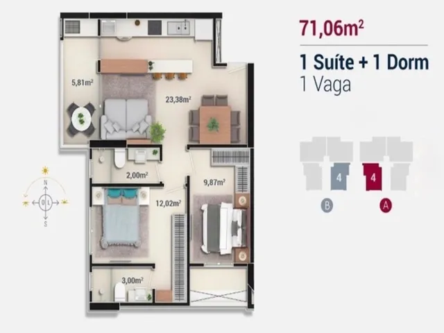 Imagem 4: APARTAMENTO RESIDENCIAL em Itajai - SC, Praia Brava