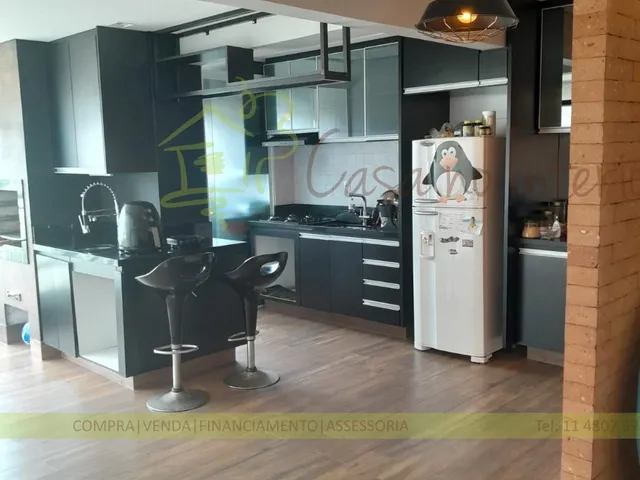 Imagem: O apartamento possui 1 Dormitório, 1 Suíte, 2 Banheiros,