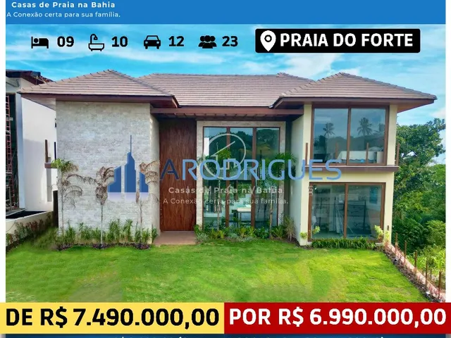 Imagem: Mansão com 9 suítes na Praia do Forte