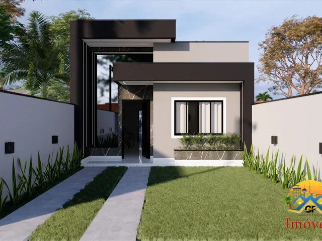 Imagem 1: R$600mil - Lançamento à Venda - Casa 3 Quartos Moderna em Praia de Leste/PR