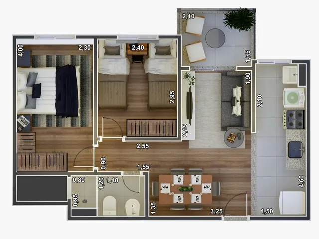 Imagem 2: APARTAMENTO RESIDENCIAL em Duque de Caxias - RJ, Jardim Primavera