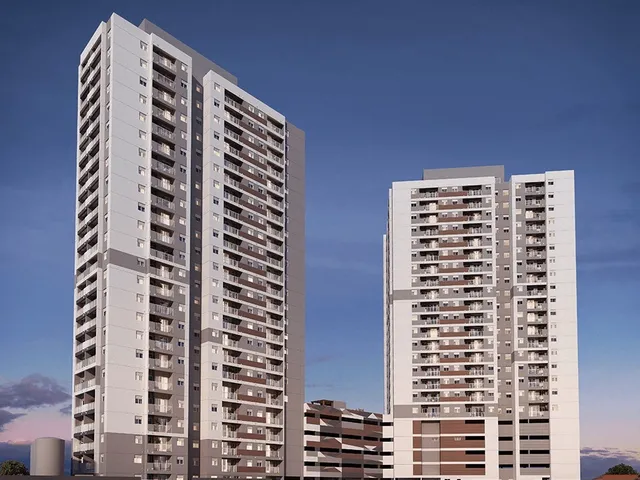 Imagem: O apartamento possui 2 Dormitórios, 1 Banheiro, 1 Vaga na