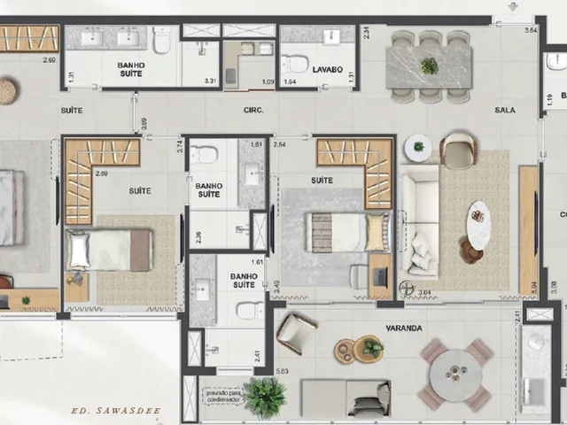 Imagem 2: APARTAMENTO RESIDENCIAL em Rio de Janeiro - RJ, Barra da Tijuca