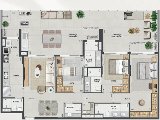 Imagem 5: APARTAMENTO RESIDENCIAL em Rio de Janeiro - RJ, Barra da Tijuca