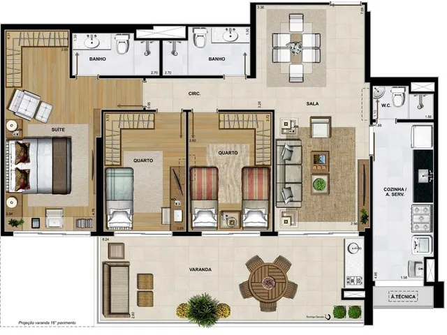 Imagem 7: Apartamento à venda no bairro Barra da Tijuca - Rio de Janeiro/RJ