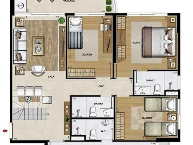 Imagem 16: Apartamento à venda no bairro Barra da Tijuca - Rio de Janeiro/RJ