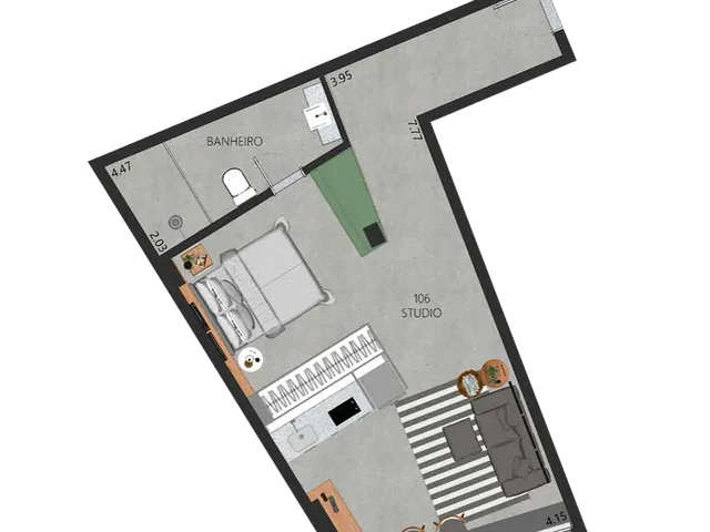 Imagem 13: Gloria del'art Coliving